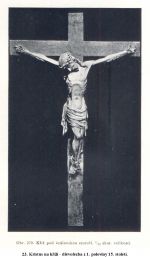 23. Kristus na kříži - dřevořezba z 1. poloviny 15. století.jpg